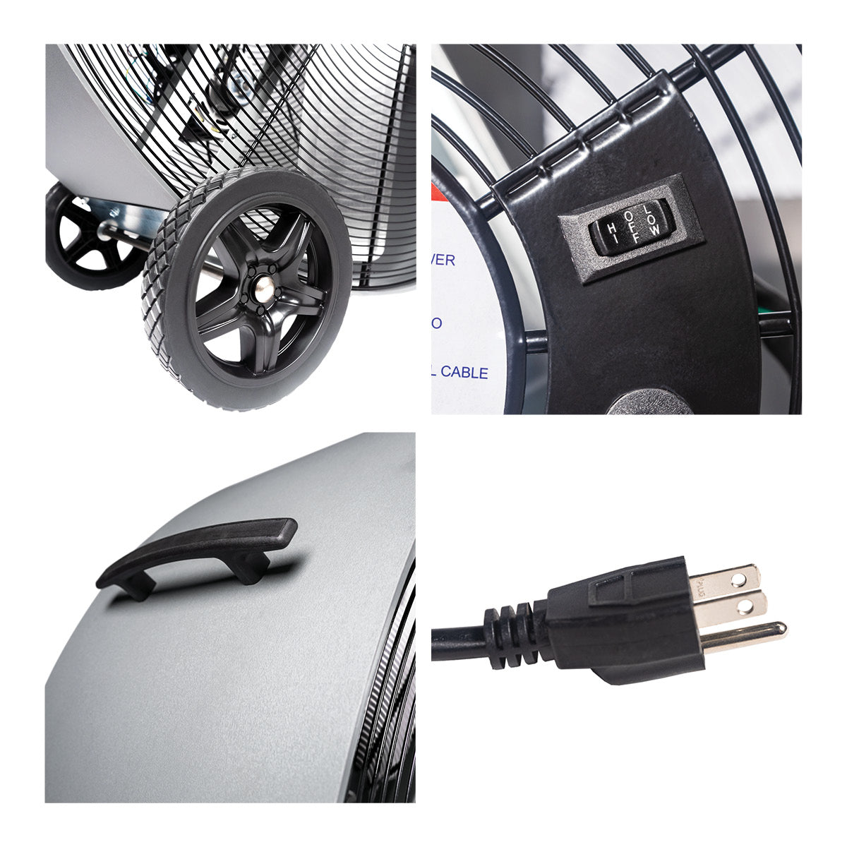 Maxx Air Pro FLEX Series 42 In. 2-Speed Belt Drive Drum Fan