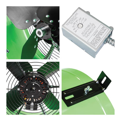 Maxx Air Premium 1,650 CFM Gable Mount Power Attic Ventilator