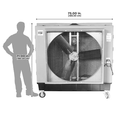 Maxx Air 48 In. 2-Speed Evaporative Cooler for 3,600 sq. ft.