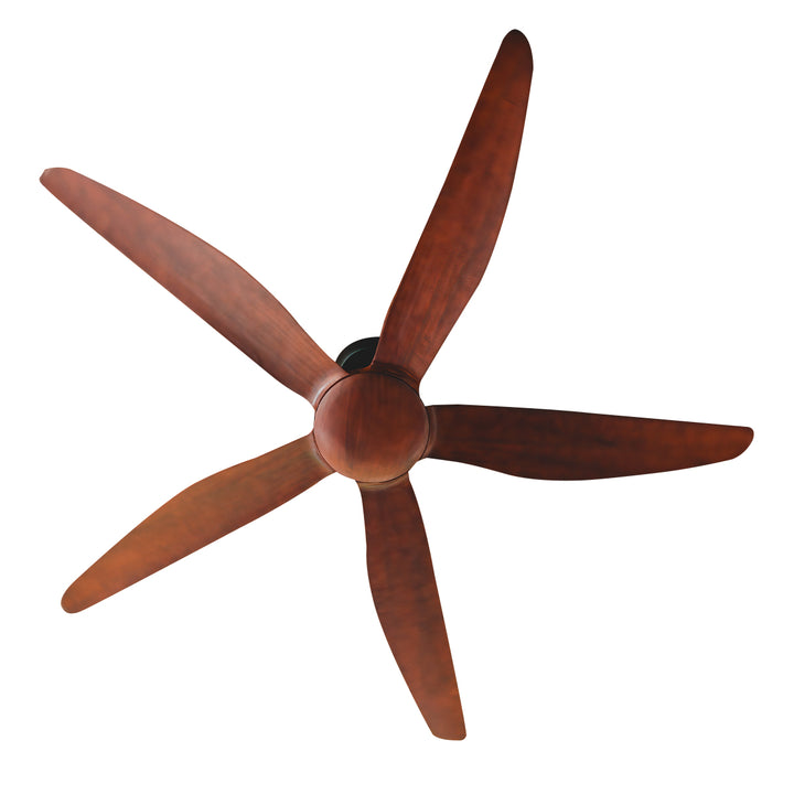 72 In. Indoor/Outdoor 6-Speed HVLS Ceiling Fan in Redwood