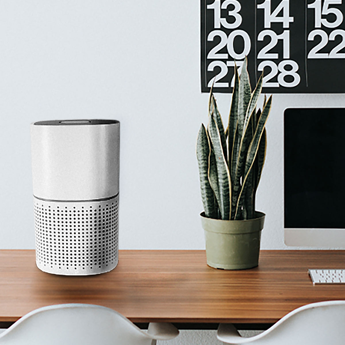 3 Stage Filtration HEPA Compact Air Purifier, White