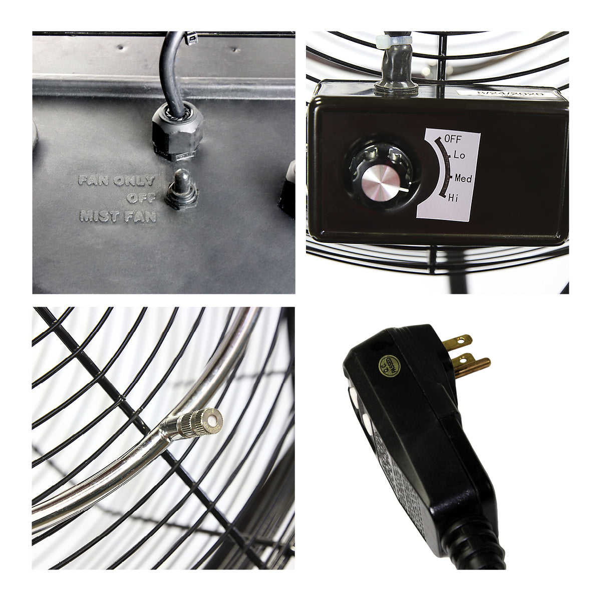 Maxx Air 18 In. 3-Speed High Pressure Misting Fan with 40 Gal. Tank
