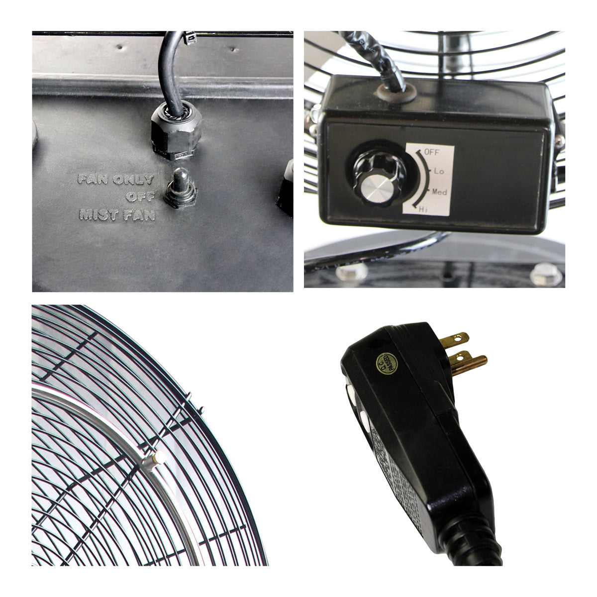 Maxx Air 18 In. 3-Speed Misting Fan with 10 Gal. Tank