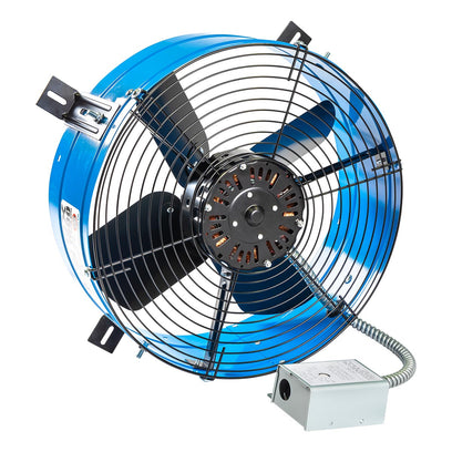 Maxx Air Premium 1,300 CFM Gable Mount Power Attic Ventilator in Blue