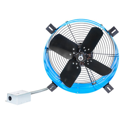 Maxx Air Premium 1,300 CFM Gable Mount Power Attic Ventilator in Blue