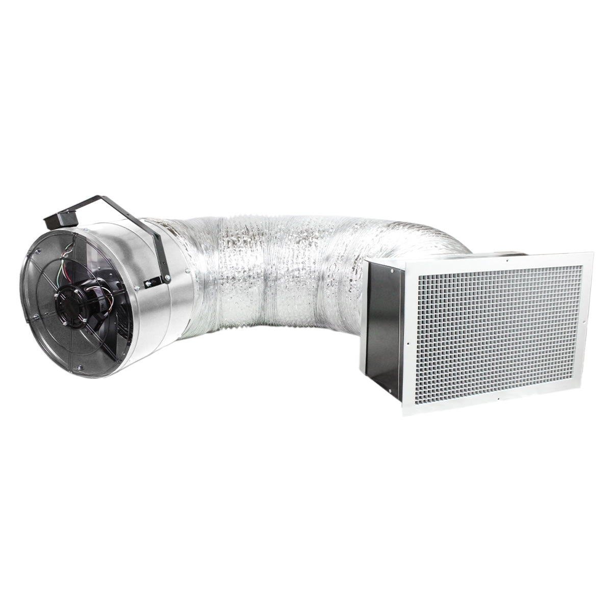 Maxx Air 2,700 CFM 2-Speed Modern Whole House Fan with Ceiling Grid