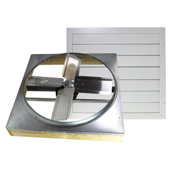 Cool Attic 24 In. 2-Speed Direct Drive Whole House Fan with Shutter