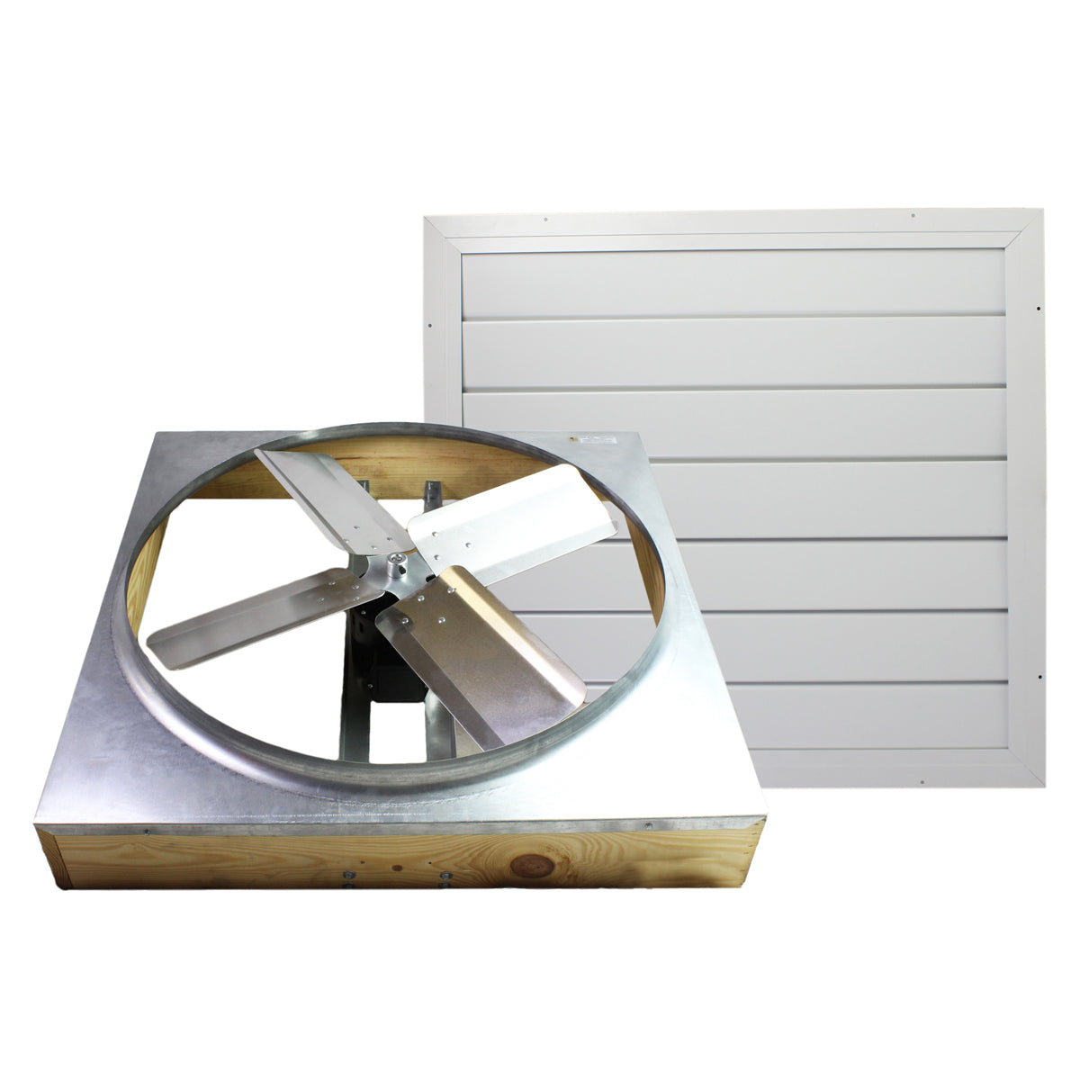 Cool Attic 30 In. 2-Speed Direct Drive Whole House Fan with Shutter
