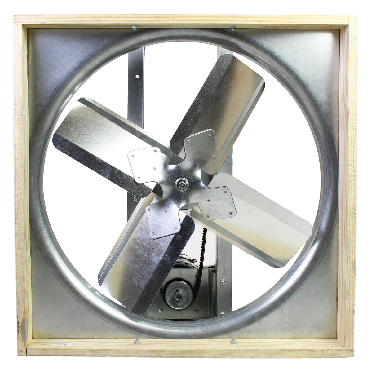 Cool Attic 30 In. 2-Speed Belt Drive Whole House Fan with Shutter, 5,950 CFM