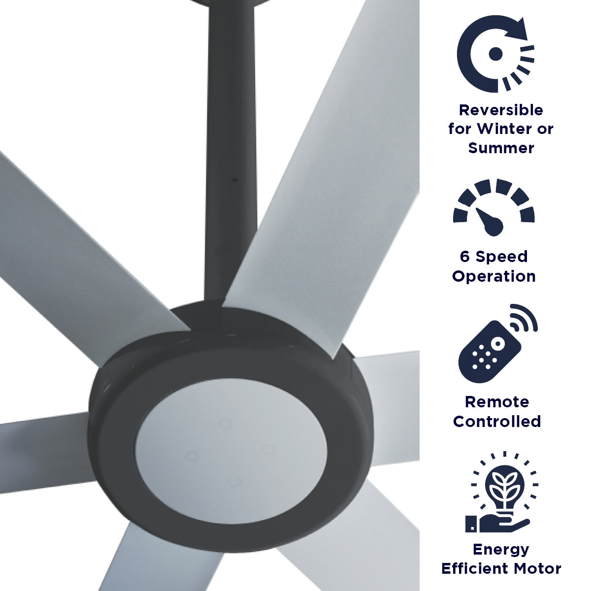 108 In. Indoor 6-Speed HVLS Ceiling Fan