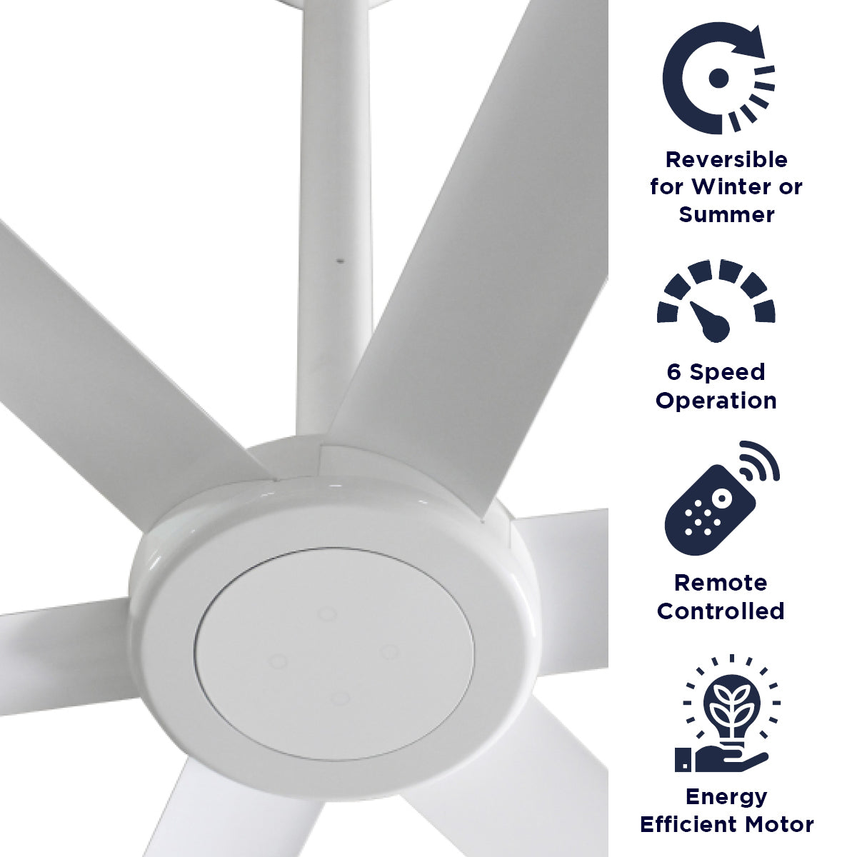 108 In. Indoor 6-Speed HVLS Ceiling Fan