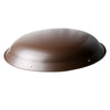 Galvanized Steel Dome for Roof Mount Power Attic Ventilators in Brown