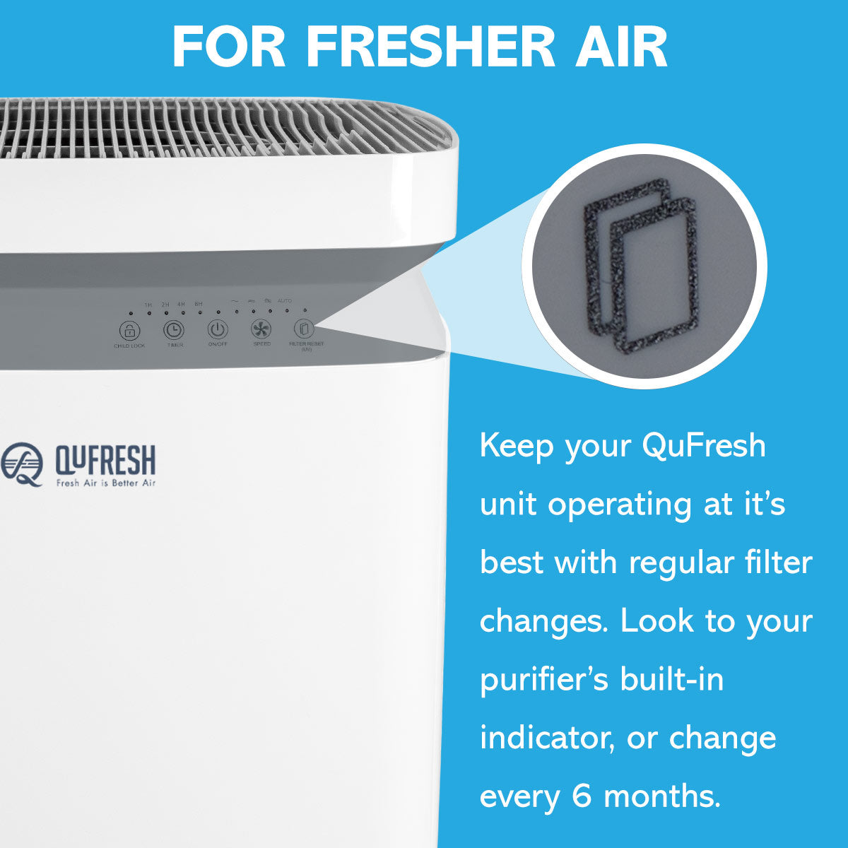 QFAP-950 HEPA Air Scrubber Replacement Filter 2-Pack