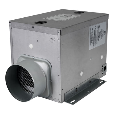 QuFresh 30 - 130 CFM QFDC Wall/Ceiling Mount Fresh Air Supply Fan with Temperature and Humidity Controls