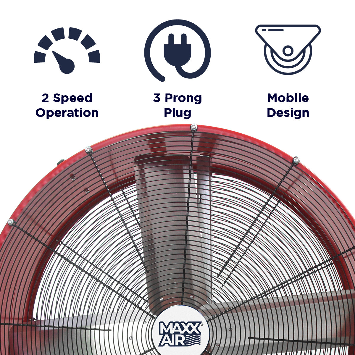 Maxx Air 36 In. 2-Speed Belt Drive Drum Fan