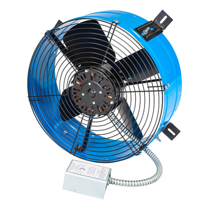 Maxx Air Premium 1,300 CFM Gable Mount Power Attic Ventilator in Blue