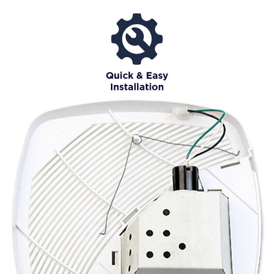 The NXMSLGK installs quickly and easily to your MS Series bath fan with just a screwdriver required.