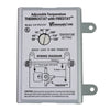Adjustable Thermostat with Firestat for Power Attic Ventilators