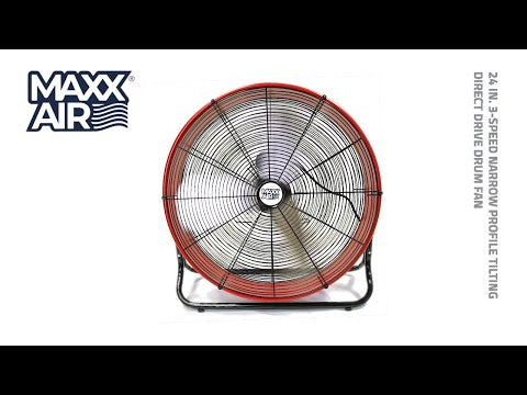 Maxx Air 24 In. 2-Speed Direct Drive Drum Fan