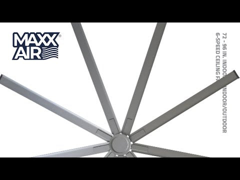 96 In. Indoor/Outdoor 6-Speed Ceiling Fan