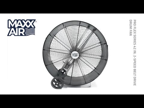 Maxx Air Pro FLEX Series 42 In. 2-Speed Belt Drive Drum Fan