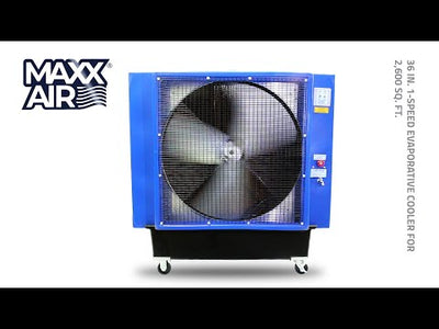 Maxx Air 36 In. 1-Speed Evaporative Cooler for 2,600 sq. ft.