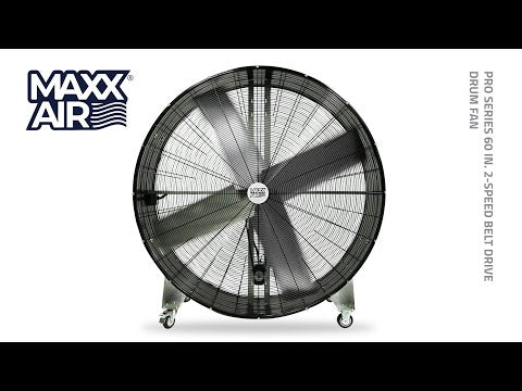 Maxx Air Pro Series 60 In. 2-Speed Belt Drive Drum Fan