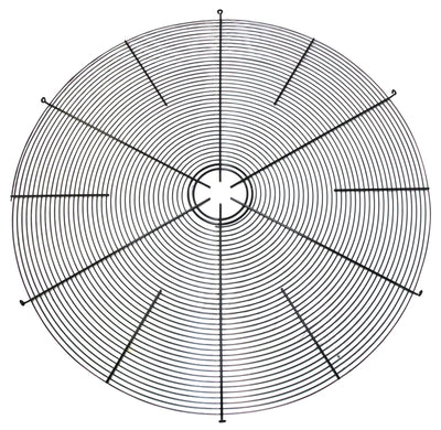 Front of exhaust fan grille.